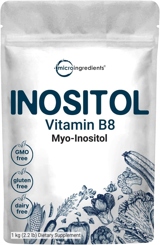 Micro ingrédients Poudre de myo-inositol, 2,2 lb (1666 portions)
