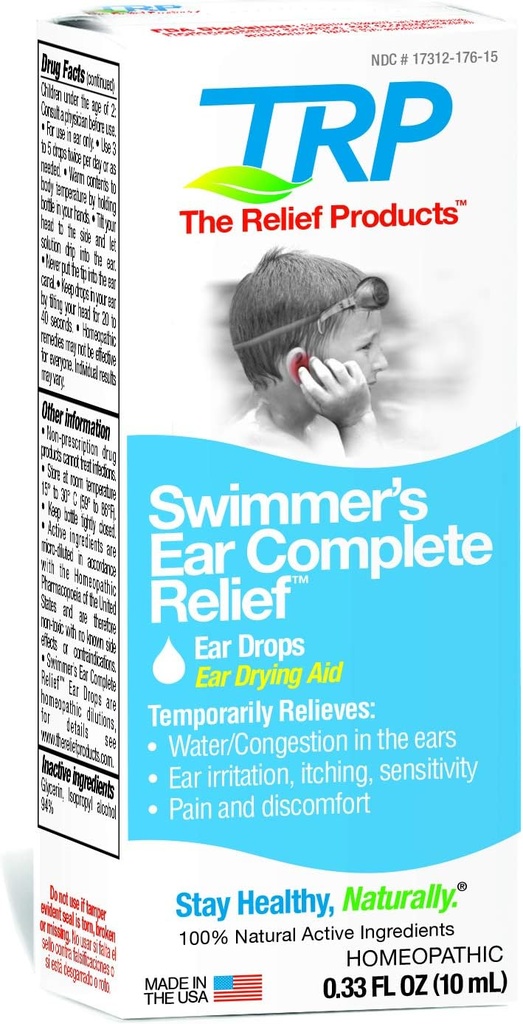 Les produits de secours Swimmer oreille complète gouttes d'oreille de secours, 0,33 Fl. Oz.