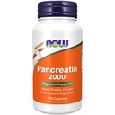 MAINTENANT Suppléments, Pancréatine 10X 200 mg avec protéase naturelle (Digestation de protéine), Amylase (Digestation d'hydrates de carbone) et Enzymes Lipase (Digestation de Fat), 100 Capsules