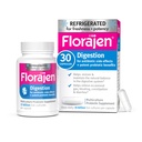 Probiotiques de digestion de Florajen, supplément de santé de Gut avec constipation et ballonnement pour les adultes, 30 comtes (réfrigérés)