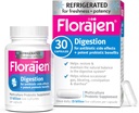 Probiotiques de digestion de Florajen, supplément de santé de Gut avec constipation et ballonnement pour les adultes, 30 comtes (réfrigérés)