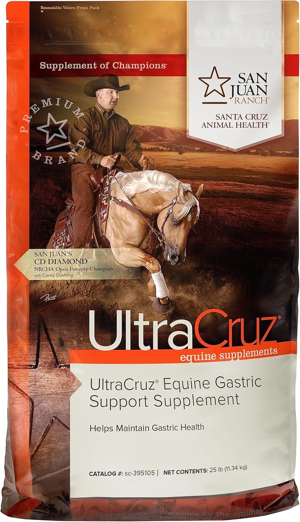 Supplément Gastrique UltraCruz® Equine pour Chevaux, 25 lb