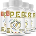 1500 MG Palmitoyléthanolamide avec Luteolin 98% & Turmeric, Haute Absorption, supplément de pois micronisés pour la gestion des désagréments - USA Made - 240 comprimés
