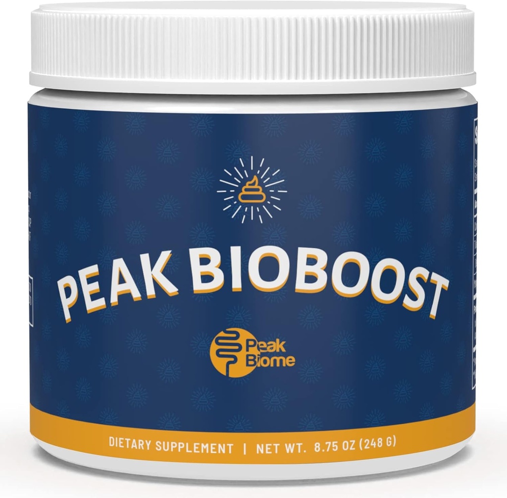 Peak BioBoost - Supplément de fibre prébiotique - Suppléments nutritionnels digestifs sans saveur - Poudre prébiotique facile à dissoudre - Pas de gluten, de soja ou de laiterie - 1 mois d'approvisionnement - 30 portions