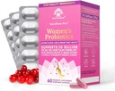 Nutricélébrité NutriFlora-Pro Probiotiques pour les femmes - Soutien Vaginal, santé urinaire, système immunitaire Soutien du système digestif, supplément de pilules de canneberge, 10 milliards CFU 6 souches (30 capsules) - 2 paquets