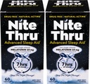 Supplément diététique avancé d'aide au sommeil Mélatonine, 10mg Capsules, 60 Nombre (paquet de 2)