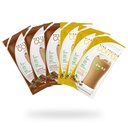 Paquet d'échantillonneur à haute teneur en protéines de chike, 20 G de protéines, 2 shots Espresso, non-OGM, Kéto Friendly et sans gluten, 6 paquets à usage unique