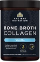 Ancient Nutrition Collagène Poudre, Broth collagène os, Vanille, Hydrolysed Multi Collagène Peptides, Supporte la peau et les ongles, Supplément articulaire, 30 portions, 18.3oz