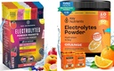 KEY NUTRIENTS Ultimate Hydratation & Recovery Bundle: 40 Pack Multivitamine Hydratation Packets & 90 portions de poudre d'électrolyte orange Tangy - Pas de sucre, sans gluten, sans kéto-friendly