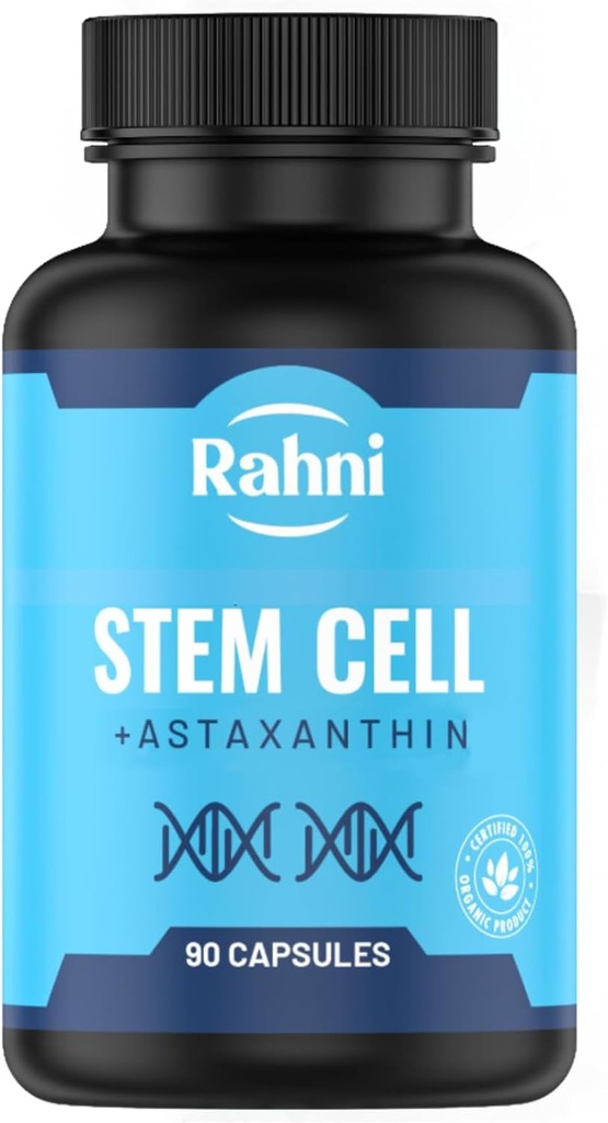 Cellules souches de Celulas Madres d'améliorer la qualité de vie d'Astaxanthin 25mg de Spiruline 300mg de boost cellules avec notre formule naturelle d'ingrédients naturels de 90 capsules