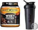 Body Fortress Super Advanced Whey Protein Poudre, Chocolat (1,78 lb) et BlenderBottle Classic Shaker Bouteille (28 oz), Noir