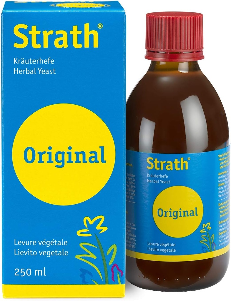 Strate, levure fermentée à base de plantes postbiotiques 8,4 Fl Oz Supplément nutritionnel quotidien Liquid.