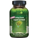 Irwin Naturals Vitamine multi-vitamines vertes à gaz liquide - 70 nutriments essentiels, vitamines, mélange de produits alimentaires entiers - Soutien ciblé - 120 softgels liquides