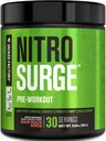 Supplément de pré-entraînement Jacked Factory NITROSURGE - Endless Energy, Instant Strength Gains, Clear Focus, Pompes Intenses - NO Booster & Powerful Preworkout Poudre d'énergie - 30 Servants, Anneaux de pêche acides