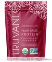 Truvani Poudre de protéines de pois végétaliens au chocolat Fraise de 20g Protéine biologique à base de plantes 20 portions