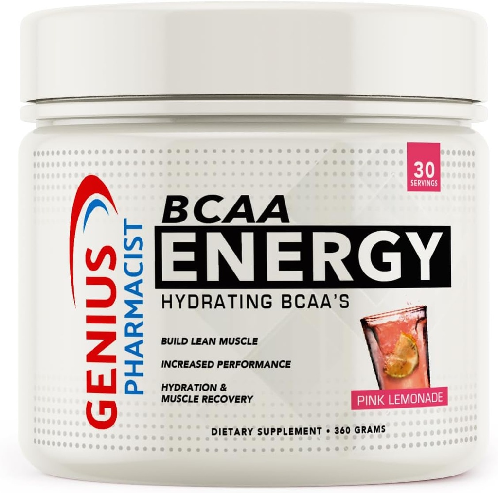 BCAA Énergie Hydratant la limonade rose de BCAA - 30 portions