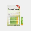 Inhalateur à vapeur médicamenté EverClear, désodorisant nasal pour rhumes, fièvre du foin et allergies respiratoires supérieures, 0,2 ml, 3 paquets