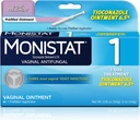 RepHresh Gel vaginal 4ct (0.07oz) et Monistat 1 jour traitement de l'infection des levures pour les femmes avec 1 Applicateur de pommade Tioconazole