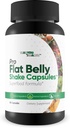 Pro Flat Belly Shake Capsules - Gut Cleanse to Help Reduce Bloating - Body Cleanse & Digestive Cleanse - Soutenir la santé globale avec nettoyage - aider à effacer les déchets et les toxines avec des suppléments de nettoyage
