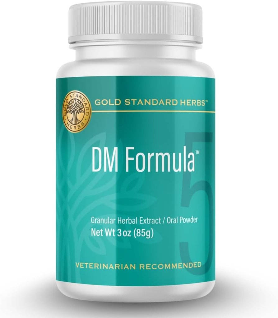 DM Formule Dégénérative Myélopathy Relief pour chiens par Gold Herbs Standard, Tous les extraits naturels de plantes granulaires, 85 grammes de poudre