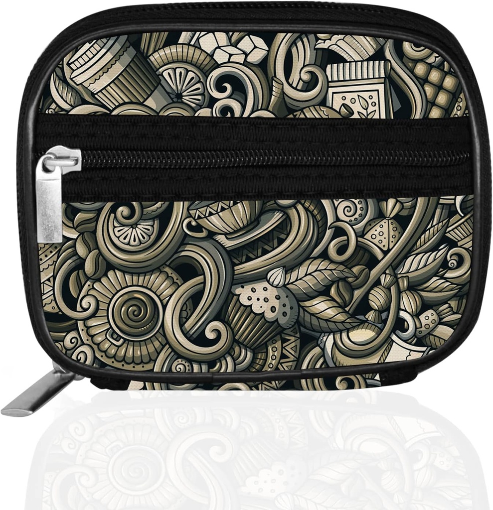 Serfeymi Weekly Pill Organizer Pill Case for Purse with Amovible 7 Day Pill Box, Modeable Travel Medicine Organizer Pill Container for Medicine, Vitamine, Supplément - Brown 03