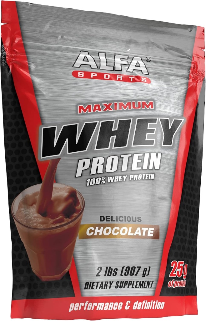 Maximun Whey Chocolate Flavor 2 Lbs 50 G of Protein