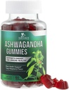 Ashwagandha Gummies 30:1 Extrait de 3000mg - Vegan, base végétale, non-OGM, sans gluten et sans gélatine, supplément Ashwagandha pour les femmes et les hommes, calmant naturel, relaxation, et soutien immunitaire, 60 Gummies