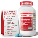 LABS TEMPORAIRE, INC. Acétaminophène en temps opportun PM - Extra Strength PM - 400 Compte - Comparé à Tylenol PM Extra Strength - Pain Relief PM pour une bonne nuit de sommeil - Fabriqué aux États-Unis