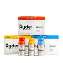 Ryde: Discovery Pack (Energize, Focus & Relax Shots) Thé vert Caféine, Taurine, Ginseng, B Vitamines, L-Theanine, Baume de citron, Camomille (en anglais seulement) 0 Calories, 0 Sucre (en anglais seulement)