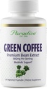 Graine de café verte Paradise Herbes, extrait de spectre entier actif, super-potent, ultra-pur, végétalien, sans gluten, non-OGM, compte 60