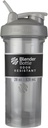 BlenderBottle Shaker Bouteille Pro Série parfaite pour les shakes protéiques et préentraînement, 28-Ounce, Smoke Grey