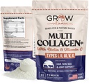 Collagène Multi Collagène Poudre pour femmes avec/Types I, II, III, V & X - Kéto Friendly, Hydrolyzed Collagène Peptides Poudre Mélange avec/Biotine et vitamine C, 41 portions