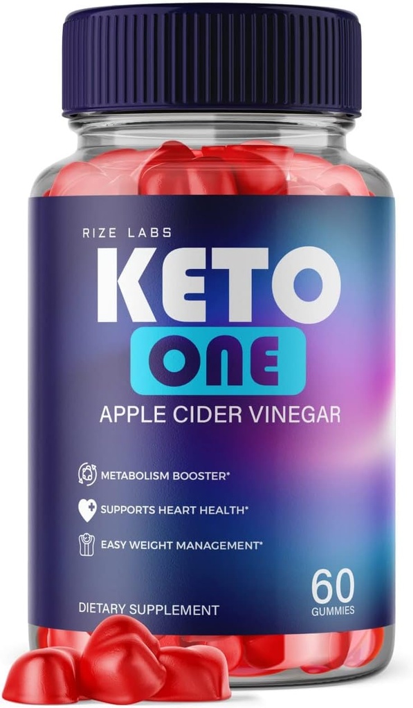 les labos de taille - Gommies Keto One ACV pour la perte de poids - vinaigre de cidre de pomme - Supplément de formule d'énergie avancée pour brûler la graisse du ventre (60 Gommies)
