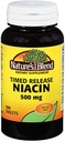 Mélange naturel Niacine à libération différée 500 mg 500 mg 100 onglets