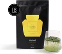 WelleCo The Super Elixir Daily Greens Poudre, mélange de boissons probiotiques avec des aliments entiers, sans gluten, Poudre santé Gut végétalien, énergie, immunité, peau saine, cheveux et ongles (300g, Lemon Ginger)