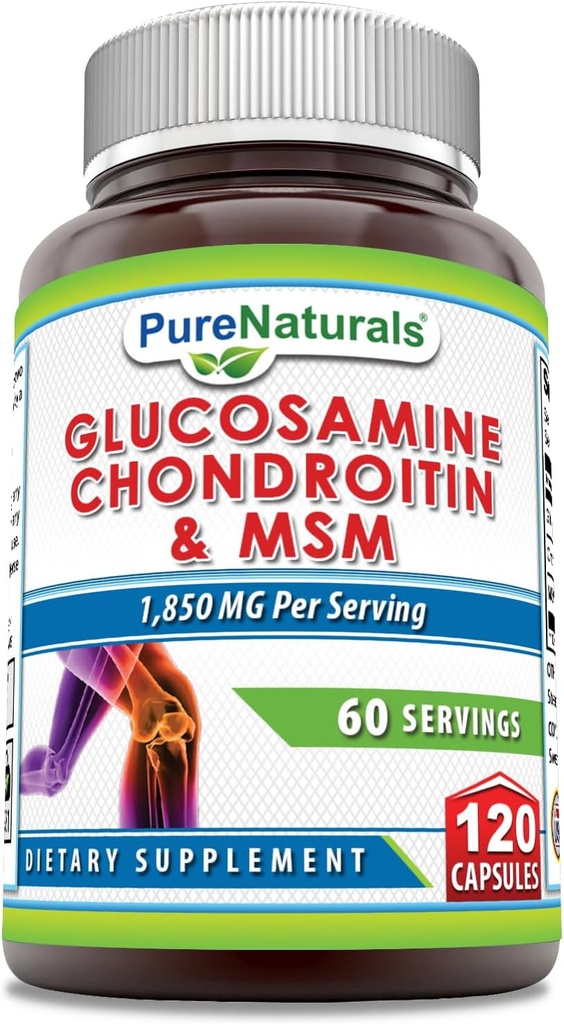 Pure Naturals Glucosamine Chondroitin & MSM Supplement.