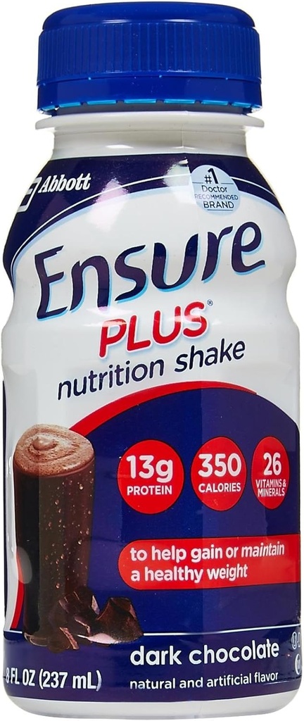 Assurer plus Nutriton Shake chocolat noir - 6 PK
