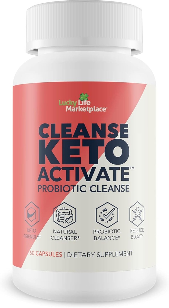 ACTIVATE CLEANSE KETO - CLEANSE KETO POUR LES FEMMES ET LES HOMMES - AIDE TOXINES FLUSH ET IMPURITÉS - RÉGULARITÉ PROMOTE - DIGESTION DE L'AIDE ET DÉTOX - CLEANSE KETO & DÉTOX - SOUTIEN D'UN FONCTIONNEMENT D'UN ORGANE DE SANTÉ - ÉNERGIE LA PLUS BOOTE
