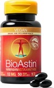 Nutrex Hawaï Vegan BioAstin Hawaiian Astaxanthin - 12mg, 50 Softgels - Farm-Direct Supplément antioxydant Premium pour soutenir la santé des yeux, de la peau, des articulations et du système immunitaire - végétalien, sans OGM et sans gluten