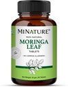 Comprimés de feuille de Moringa - 90 comprimés, 1000 mg de mi Nature