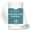 6 oz en poudre de niacinamide, 100% en poudre de niacin pur, ajouter aux shakes, jus et smoothies pour une santé optimale