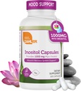 Zahler Inositol Supplement Capsules 1000mg - Suppléments de soutien du système nerveux et de l'humeur pour les femmes - Hormone Balance & Healthy Ovarian Function - Casher, sans gluten, sans lait - 120 Compte