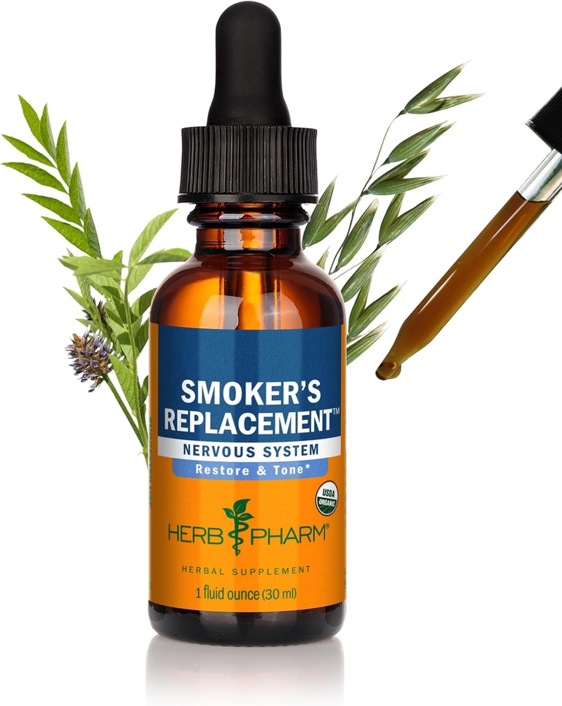 Formule à base de plantes liquides de remplacement d'Herb Pharm pour le support du système nerveux - 1 Ounce