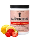Superieur Electrolytes – Supplément d'électrolyte à base de plantes avec minéraux de mer pour l'hydratation et la récupération – Keto Friendly, non-OGM, Zero Sugar, Vegan Healthy Sports Drink Powder–Strawberry Lemon(70 Serv)