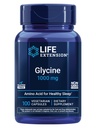 Extension de vie Glycine, 1000 mg, acide amino qui favorise le sommeil sain, sans gluten, sans OGM, végétarien, 100 capsules