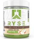 RYSE Charged Greens Superfood Powder - Jus d'Apple - Supplément quotidien avec Greens Balance, BettaBerries & Sukre Fibre - Supporte la digestion, l'immunité et l'énergie - Pas d'édulcorants artificiels - 30 portions