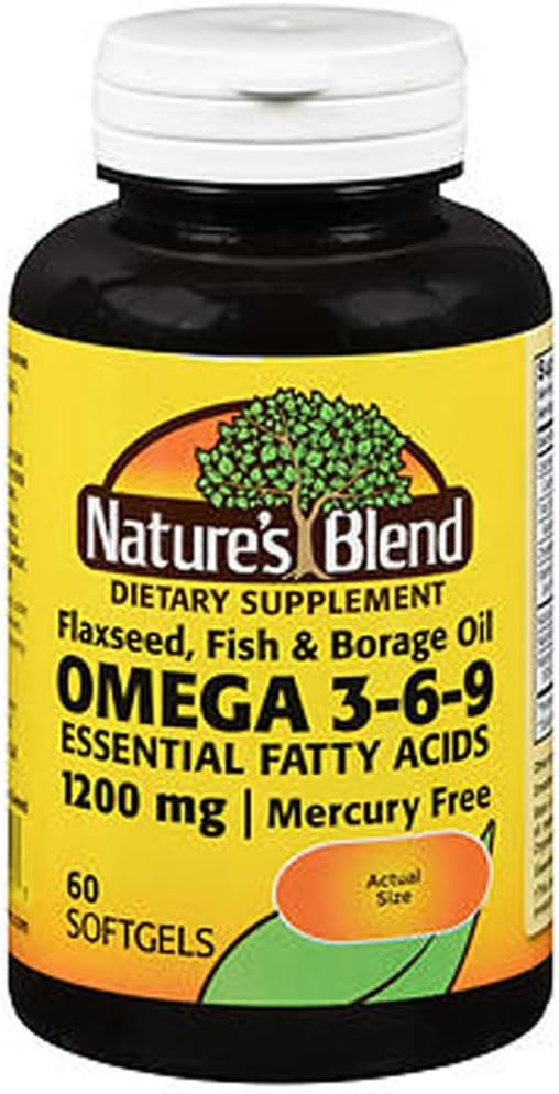 Nature's Blend Omega-3-6-9 1200mg Softgels 60 Ct