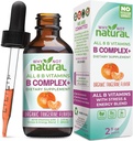 Pourquoi pas les gouttes liquides complexes de vitamine B naturelles - Supplément pour les femmes - Formes véganes et sublinguales B1 B2 B3 B5 B6 Biotine Folate et Choline - Plus Mélange pour le soutien énergétique