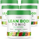 LIVORKA Lean Bodi Tonic, All Natural Advanced Formula Powder, 150 Servings for 5 Months, Pack of 5