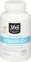 365 par Marché des aliments entiers, Vitamine C+ de haute puissance, 80mg Citrus Bioflavonoïdes, végétalien, 100 comprimés